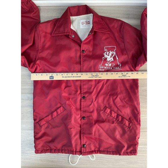 Vintage University of Alabama Crimson Tide Bama Fever Made USA Jacket Men's SM - Picture 6 of 13